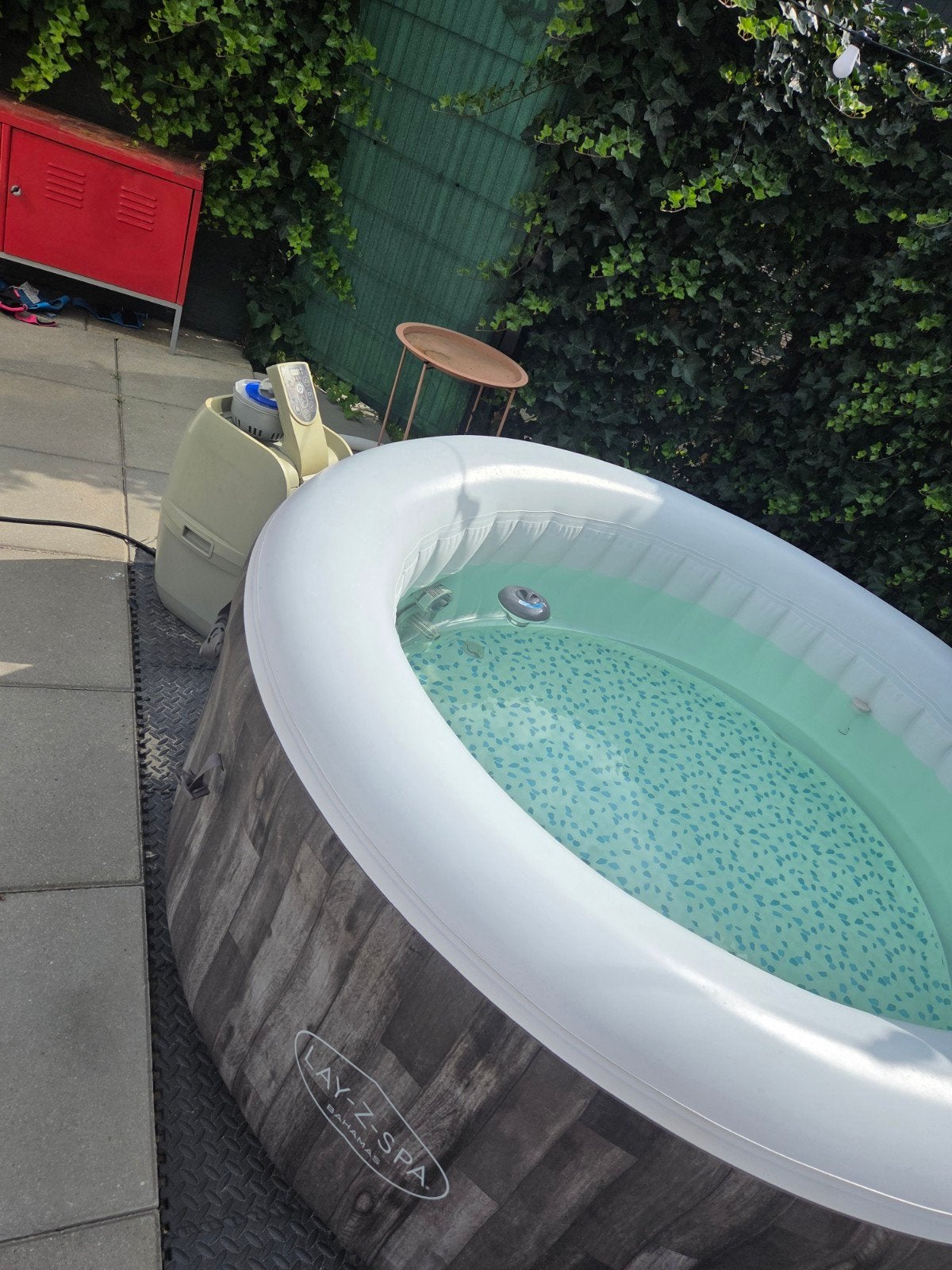 Bestway Lay-Z-Spa Bahamas Jacuzzi, Tuin en Terras, Bubbelbaden en Hottubs, Ophalen, Gebruikt, Filter, Opblaasbaar