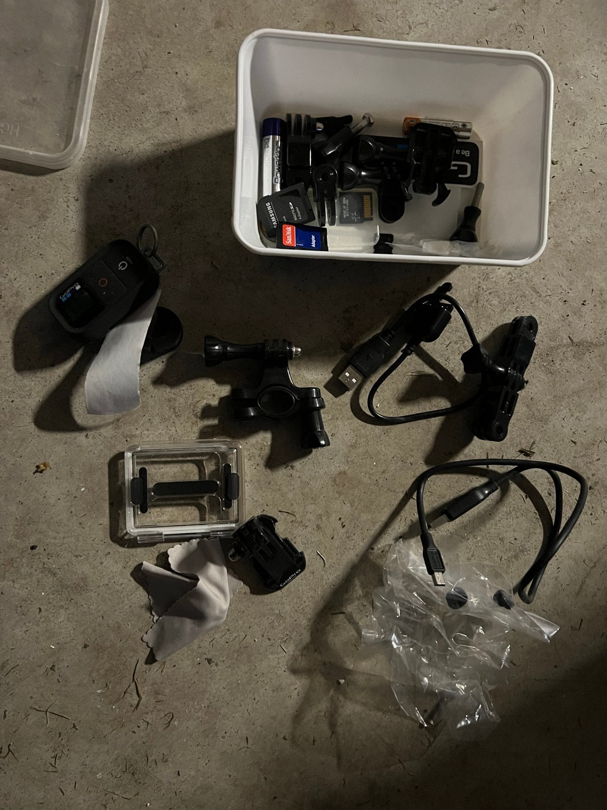 GoPro onderdelen en Smart Remote (ouder model), Ophalen of Verzenden, Gebruikt, GoPro