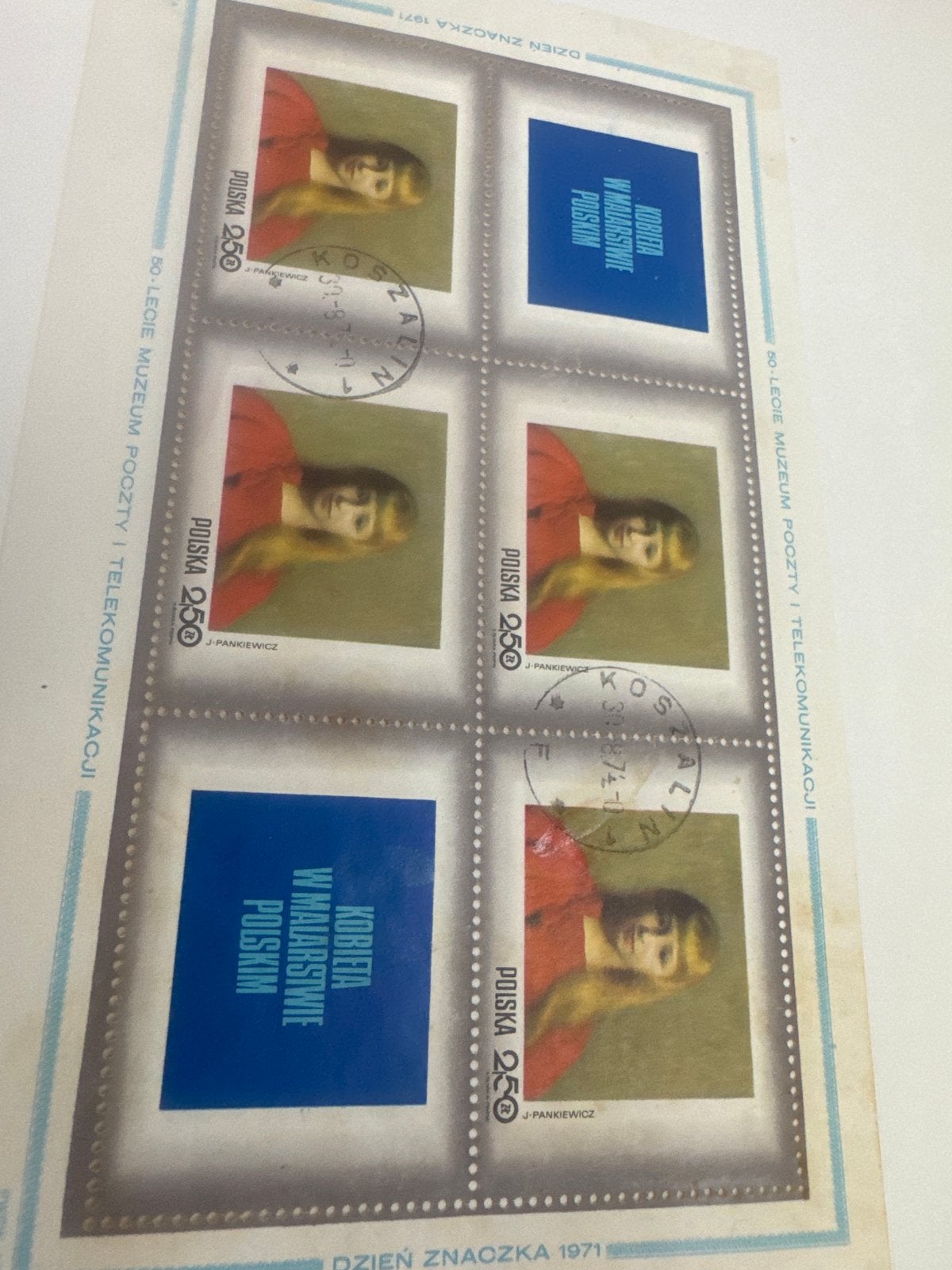 Polen 1971 Dag van de Postzegel - Vrouwen in Poolse Kunst, Ophalen, Na 1940, Postfris