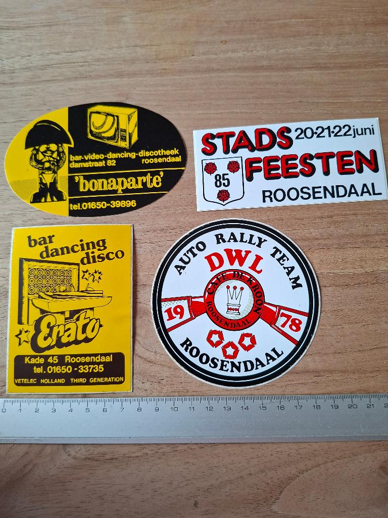 Stickers Roosendaal, Ophalen of Verzenden, Zo goed als nieuw, Overige typen