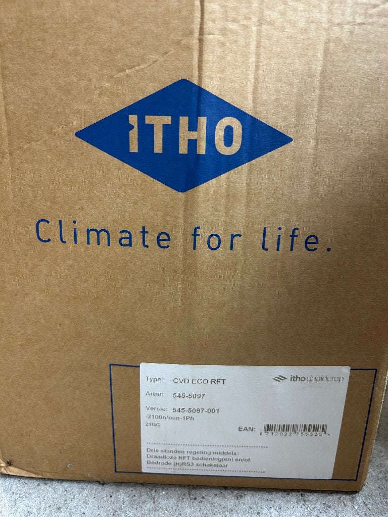 Itho Daalderop pijpdakventilator, Ophalen of Verzenden, Nieuw, Afzuiger