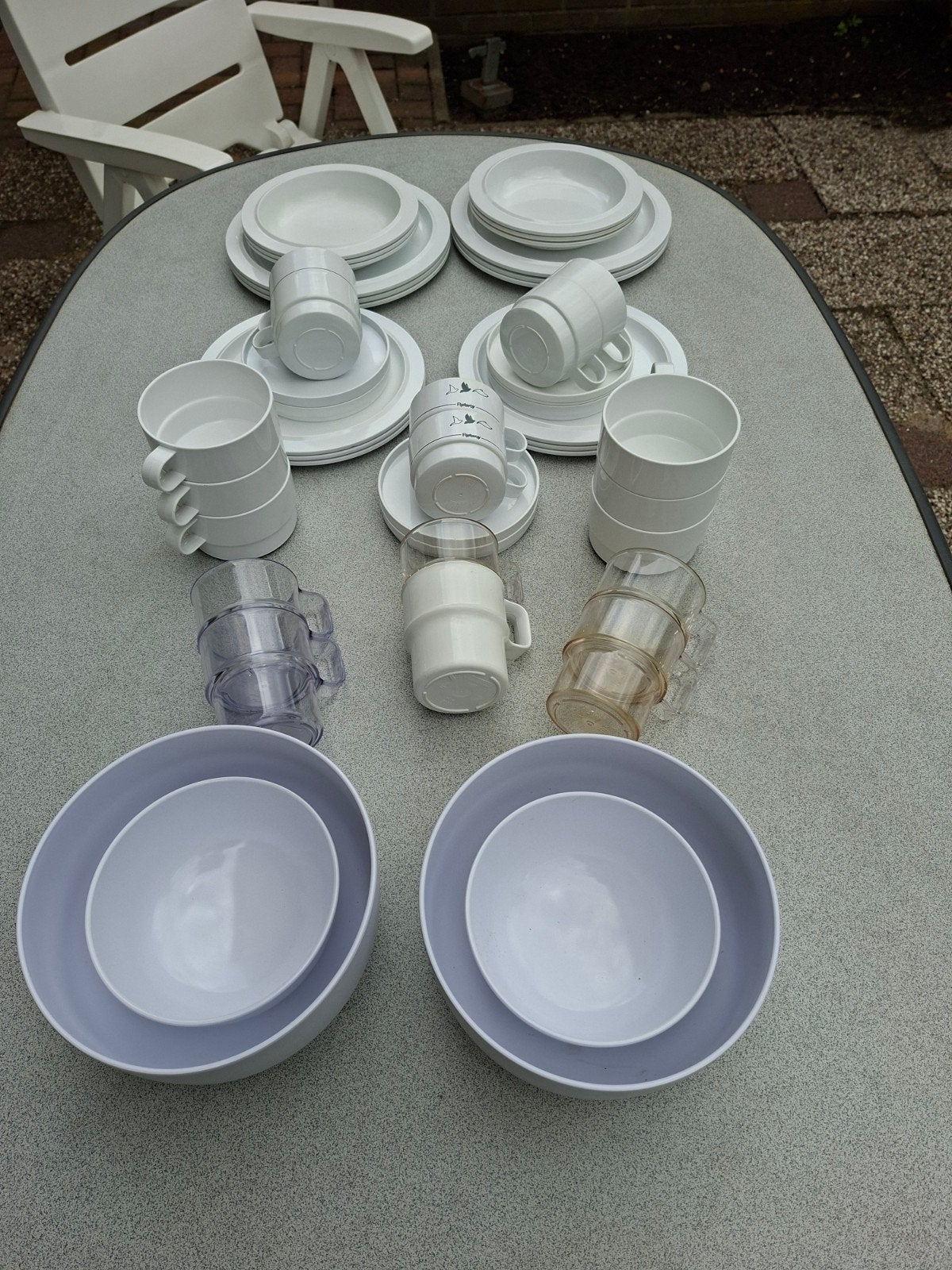 Camping Servies Mepal - 6 personen, Ophalen of Verzenden