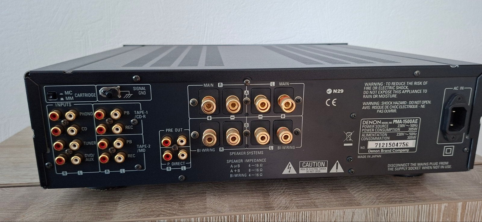 Te koop Denon PMA 1500 AE, Ophalen, Gebruikt, Audio