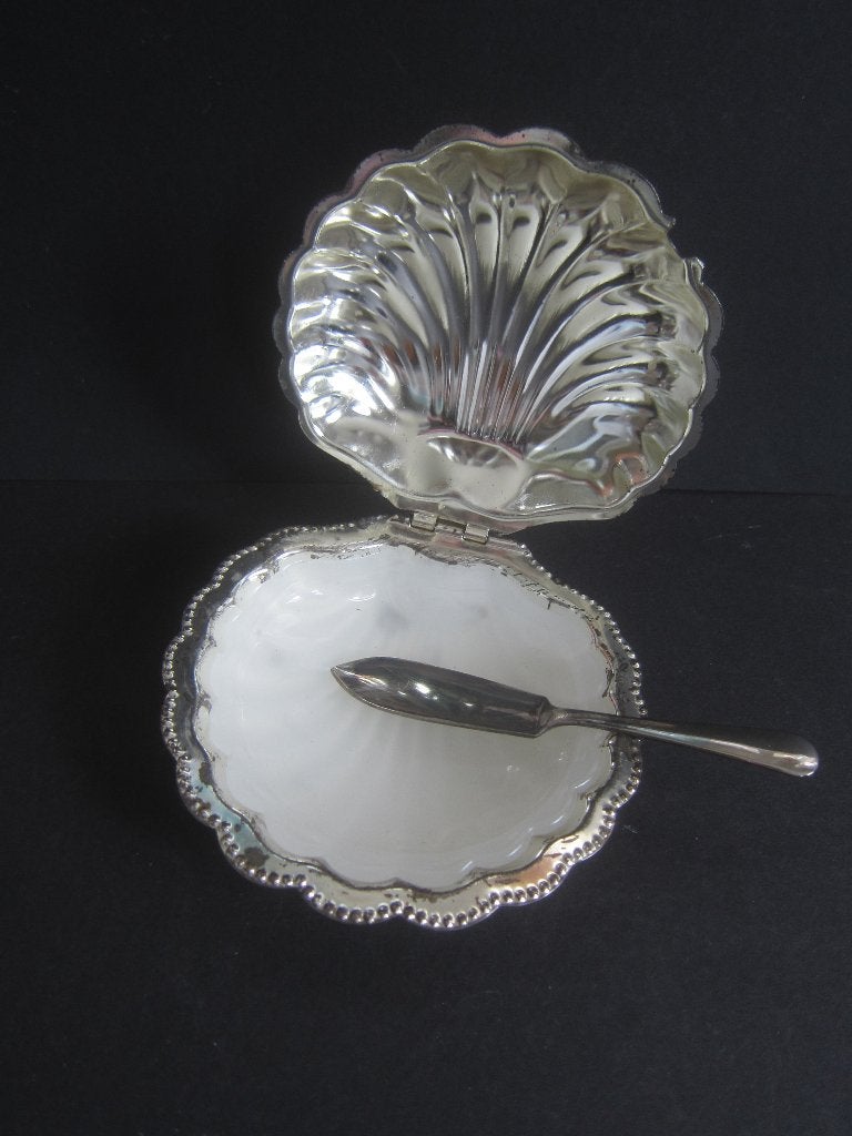 boterschaaltje kaviaarschelp met icefrosted binnenschaaltje, Ophalen of Verzenden