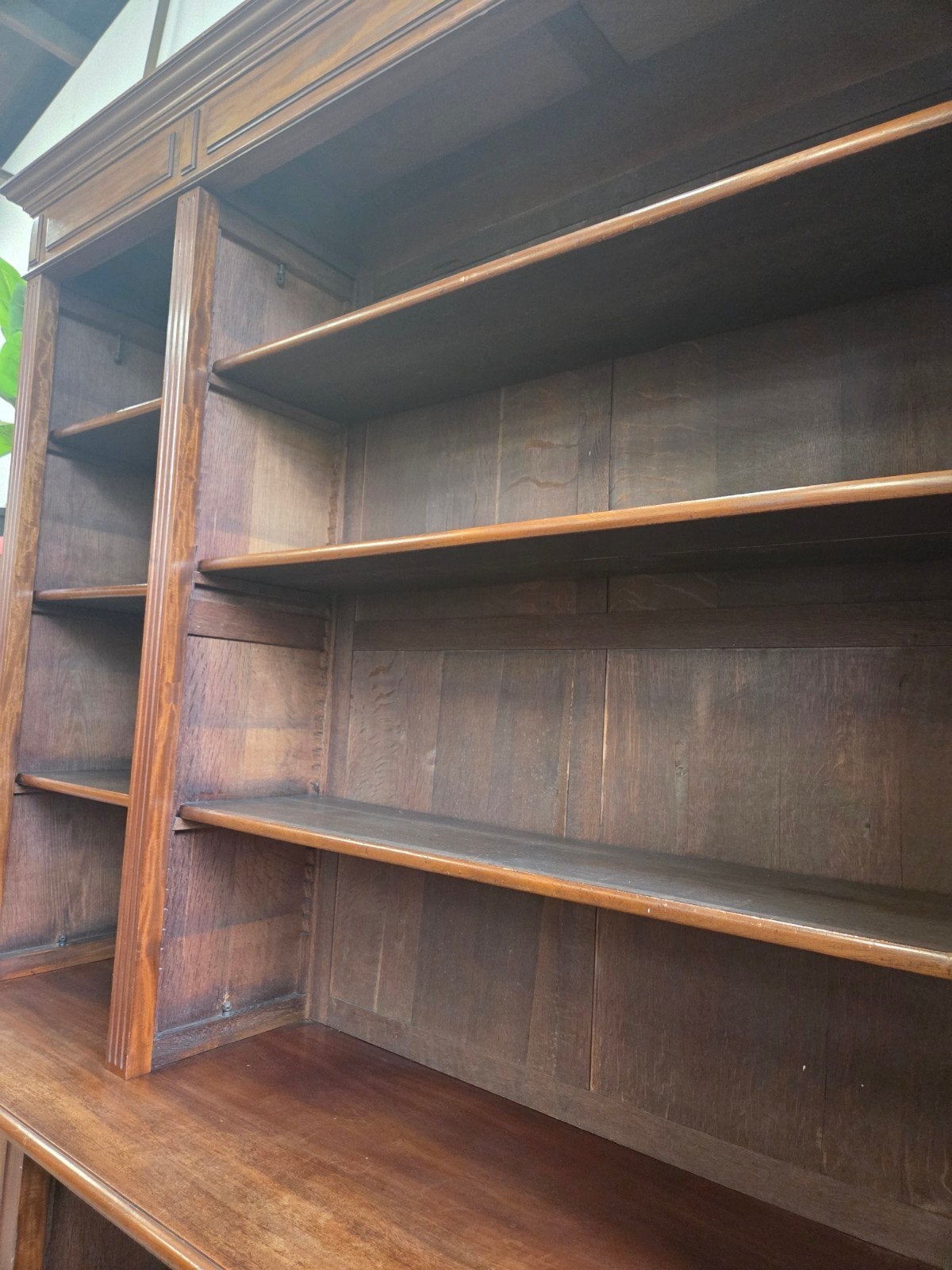 Foto 10 van prachtige antieke XL boekenkast ~ wandkast ~ bibliotheekkast