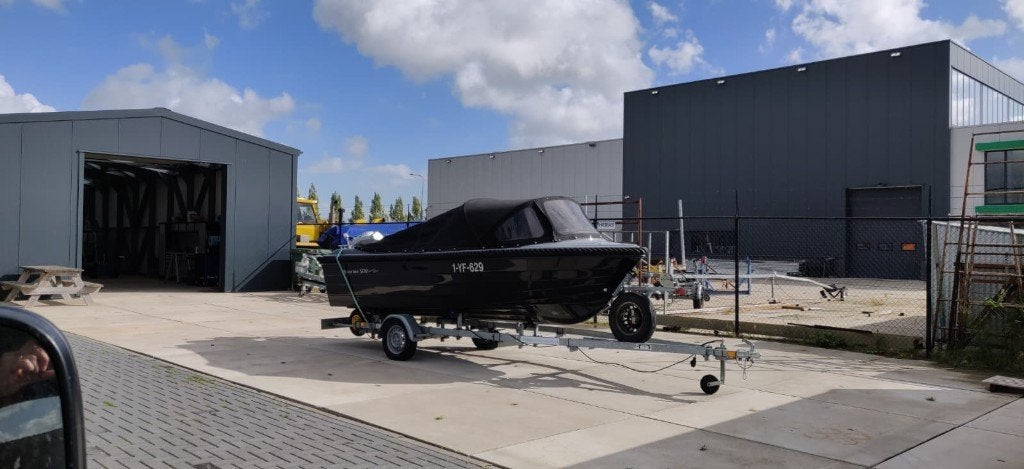 Sunrise 500 Diamond Edition 50 pk Honda 4takt + Kalf trailer, Watersport en Boten, Sloepen, 35 cm, 5 m, 2 m, Ophalen