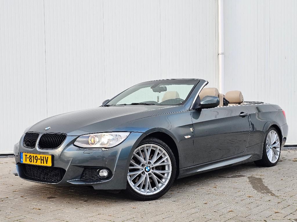 BMW 325i Cabrio 3.0 6cil. Cabrio LCI M-Pakket AUT bj 2010 Vo, Achterwielaandrijving, Beige, Cabriolet, 4 stoelen