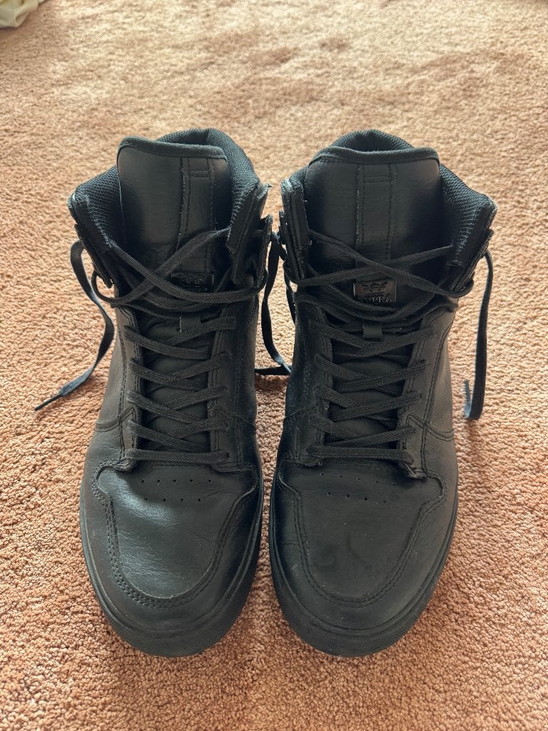 Sneakers Supra maat 45, Zwart, Ophalen of Verzenden, Sneakers of Gympen, Gedragen