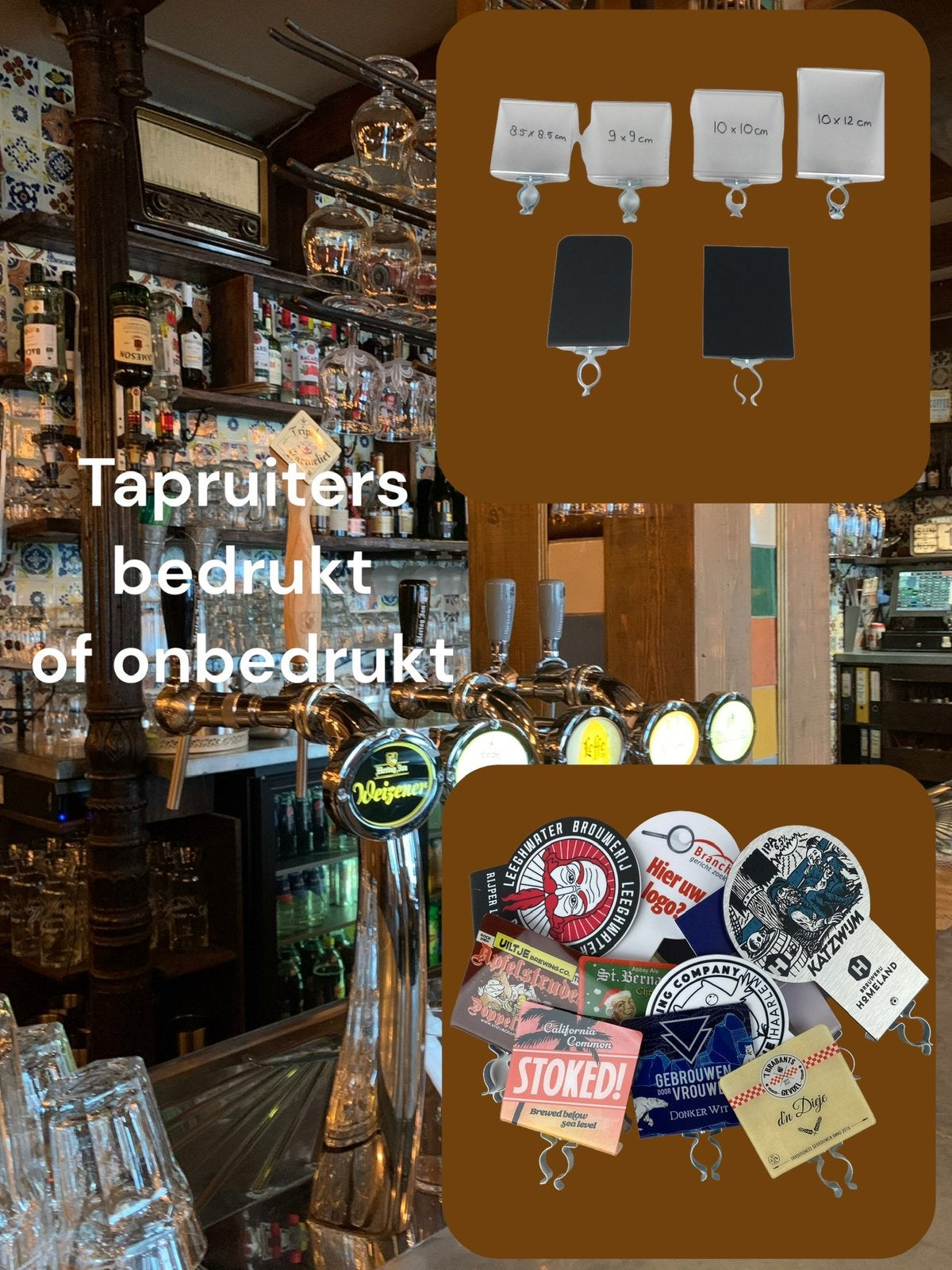 tapruiter tapkaart, Verzamelen, Biermerken, Ophalen of Verzenden, Nieuw, Reclamebord, Plaat of Schild, Overige merken