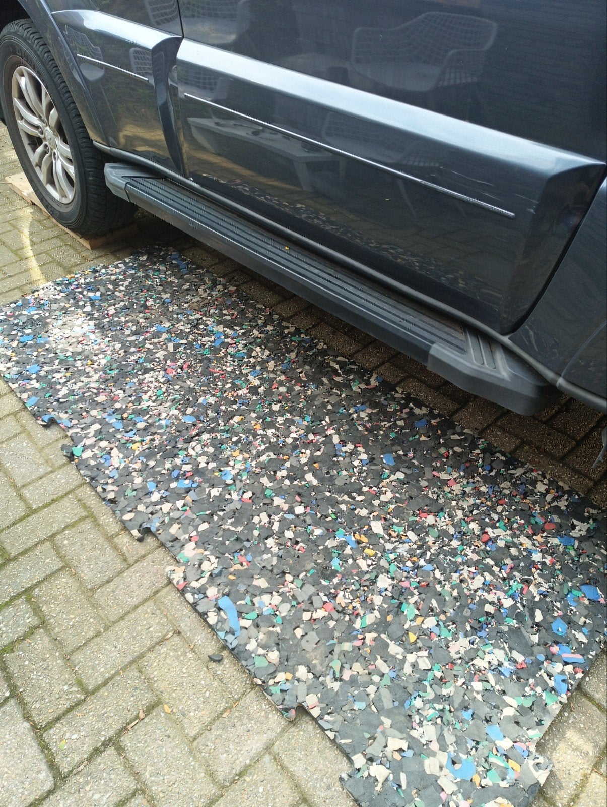 Treeplanken Mitsubishi Pajero v80, Auto-onderdelen, Ophalen, Gebruikt, Links, Mitsubishi
