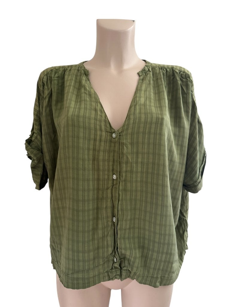 Maison Anje shirt S, Kleding | Dames, Truien en Vesten, Ophalen of Verzenden, Zo goed als nieuw, Groen