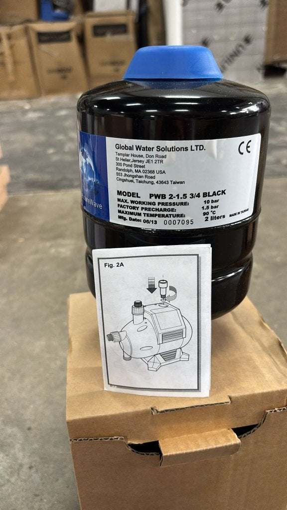 PressureWave 2L Drukvat / Expansievat voor Hydrofoor Nieuw, Tuin en Terras, Waterpompen, Ophalen, Nieuw, Dompelpomp