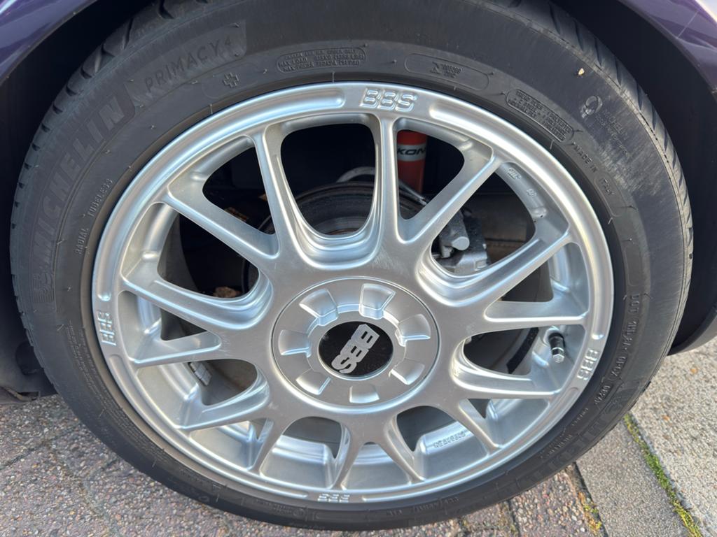 BBS velgen 5X100 met Michelin Primacy 4 banden 225/45 R17, Auto-onderdelen, Banden en Velgen, Gebruikt, Banden en Velgen, 17 inch