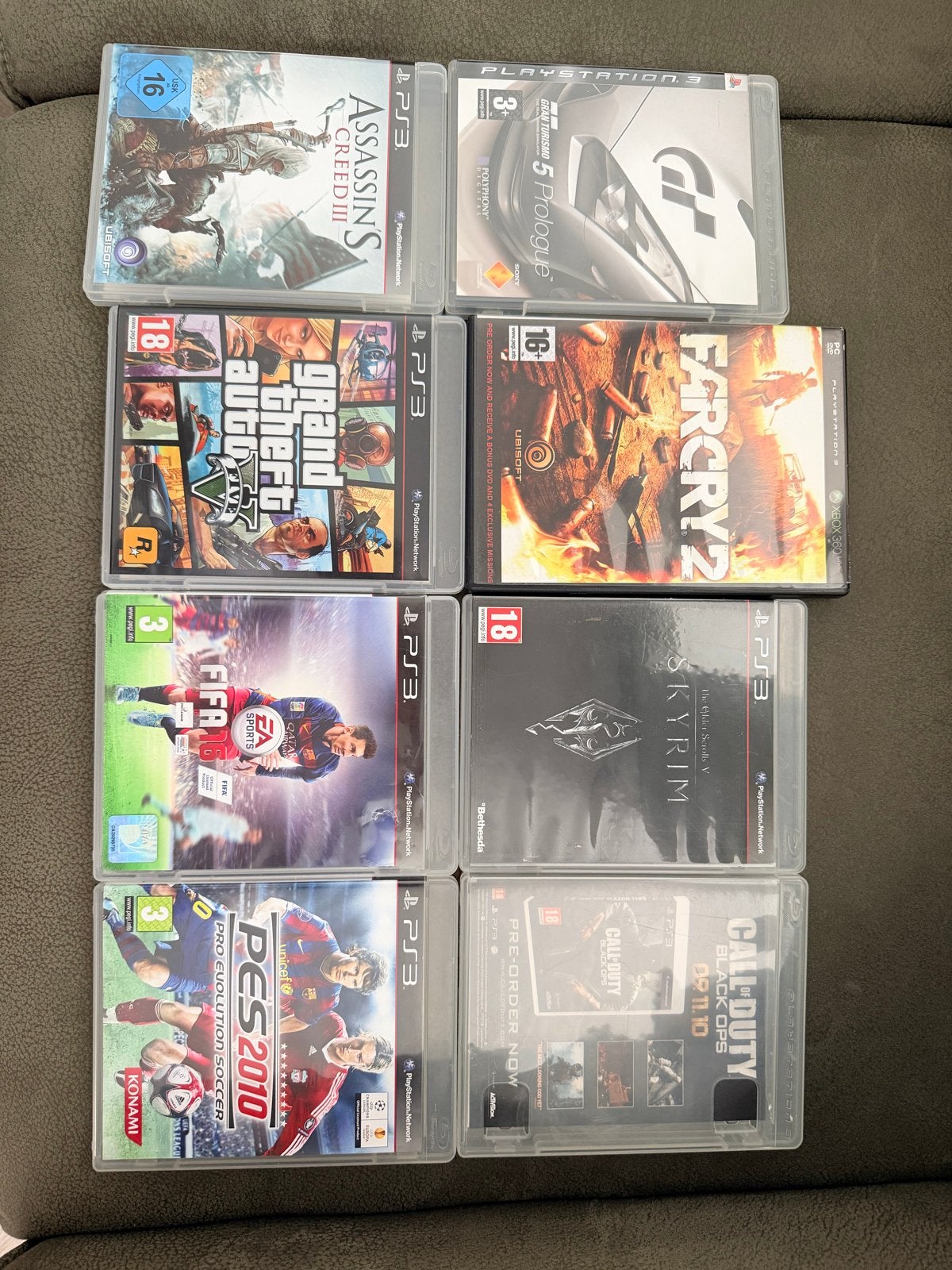 PlayStation 3 Slim met 8 games en 3 controllers, Spelcomputers en Games, Spelcomputers | Sony PlayStation 3, Met 3 controllers of meer
