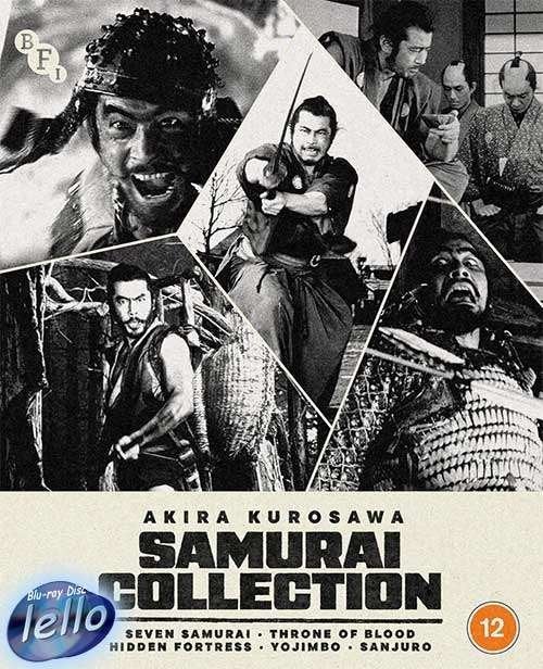 Blu-ray: Akira Kurosawa: Samurai Collection (1954-62) UK NN, Cd's en Dvd's, Blu-ray, Ophalen of Verzenden, Nieuw in verpakking