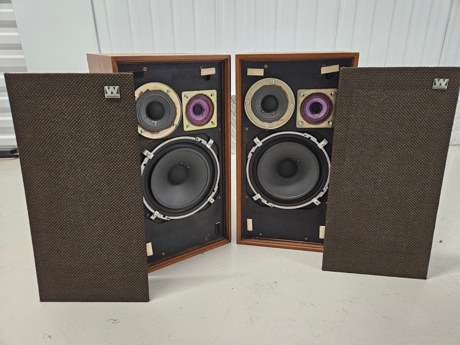 Wharfedale Linton 3 Vintage Luidsprekers - Klassiek Geluid, Audio, Tv en Foto, Ophalen, Stereo speakers, Gebruikt, Wharfedale