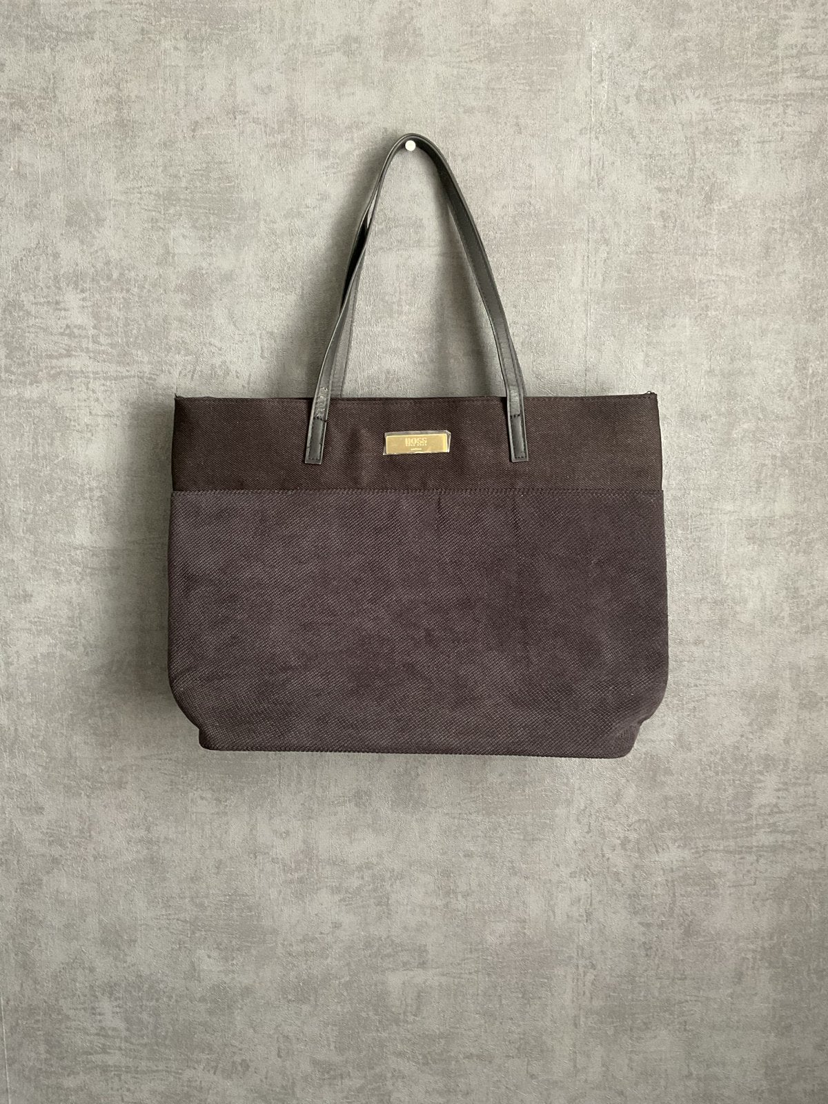 Originele/  Hugo Boss Parfums Promotie Tas - 29x41 cm, Ophalen of Verzenden, Nieuw, Zwart, Shopper