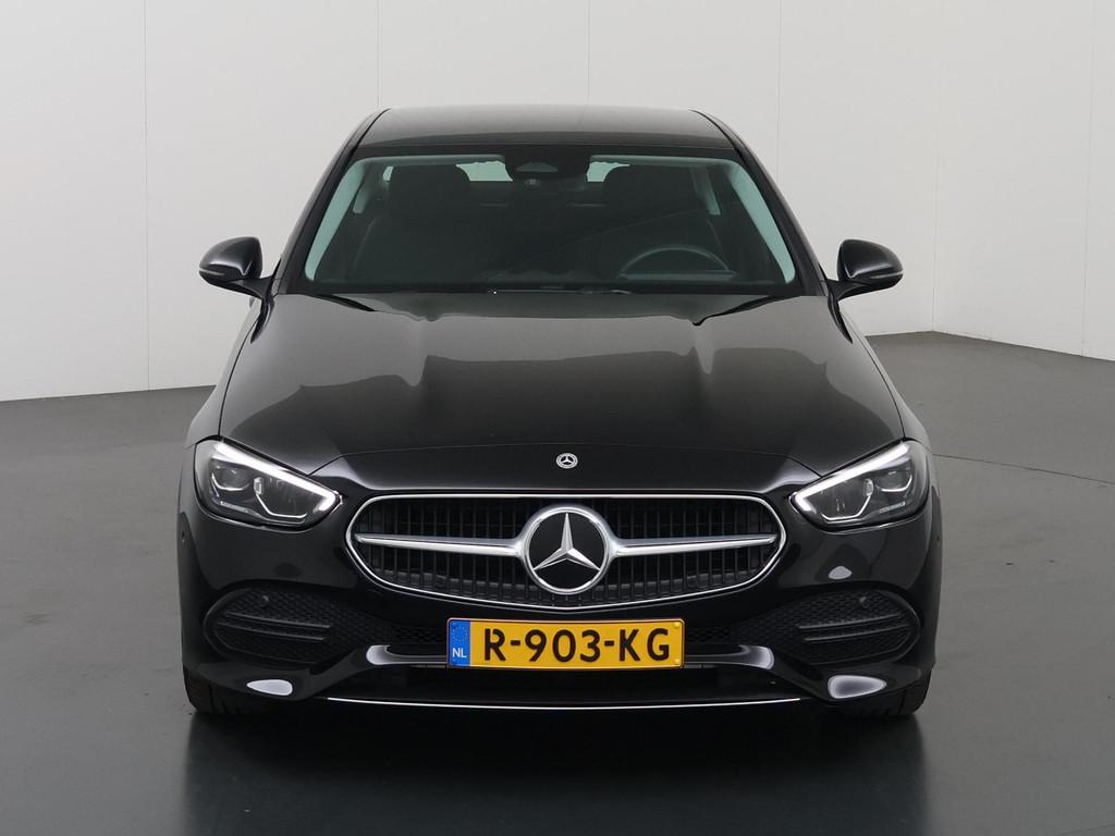 Mercedes-Benz C-klasse 180 Luxury Line | Keyless Go | Stoelv, Auto's, Mercedes-Benz, 4 cilinders, Zwart, 170 pk, Sedan