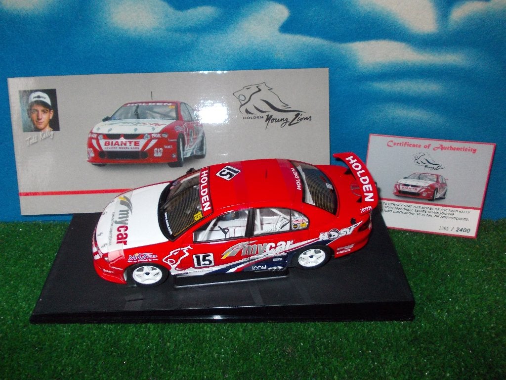 1/18 2000 VT Commodore Young Lions Holden Racing Team /Kelly, Hobby en Vrije tijd, Ophalen of Verzenden, Nieuw, Auto, Autoart