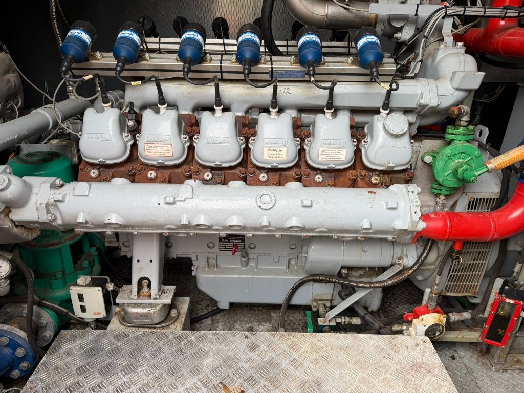 Gasgenerator / gasaggregaat 175 kVA | MAN V12 + Stamford, Ophalen, Gebruikt, Elektrisch startend, Overige typen
