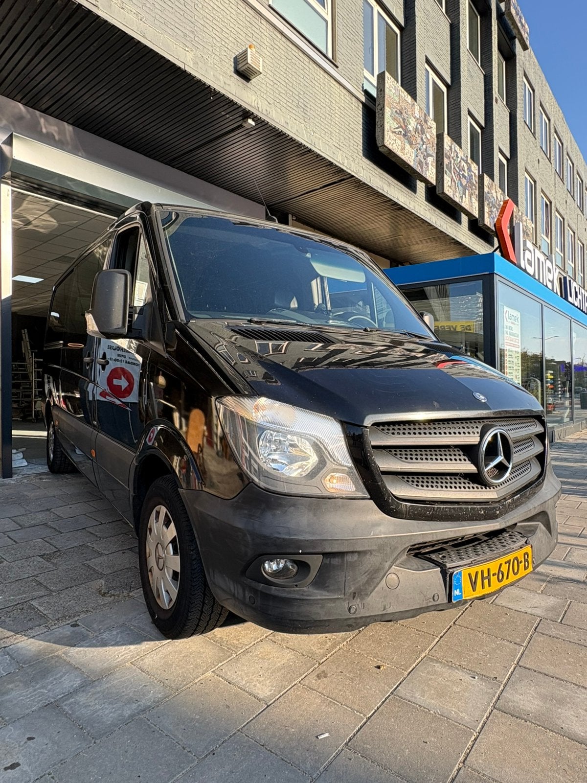 Mercedes-Benz Sprinter 2.2 D 95KW 2014, Auto's, Automaat, Euro 5, Zwart, 4 cilinders