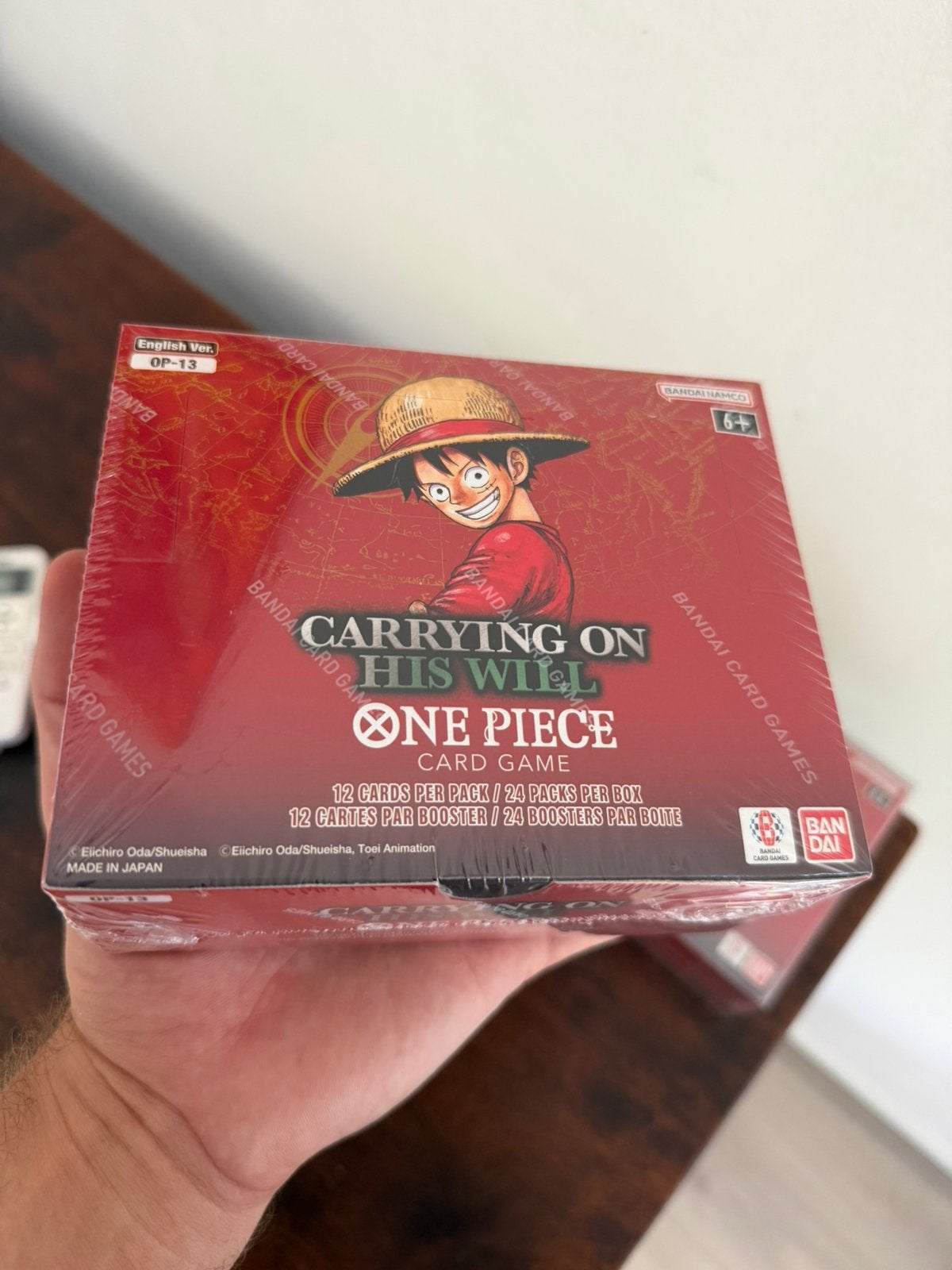 OP13 Booster Box (One Piece), Ophalen of Verzenden, Zo goed als nieuw, Boosterbox