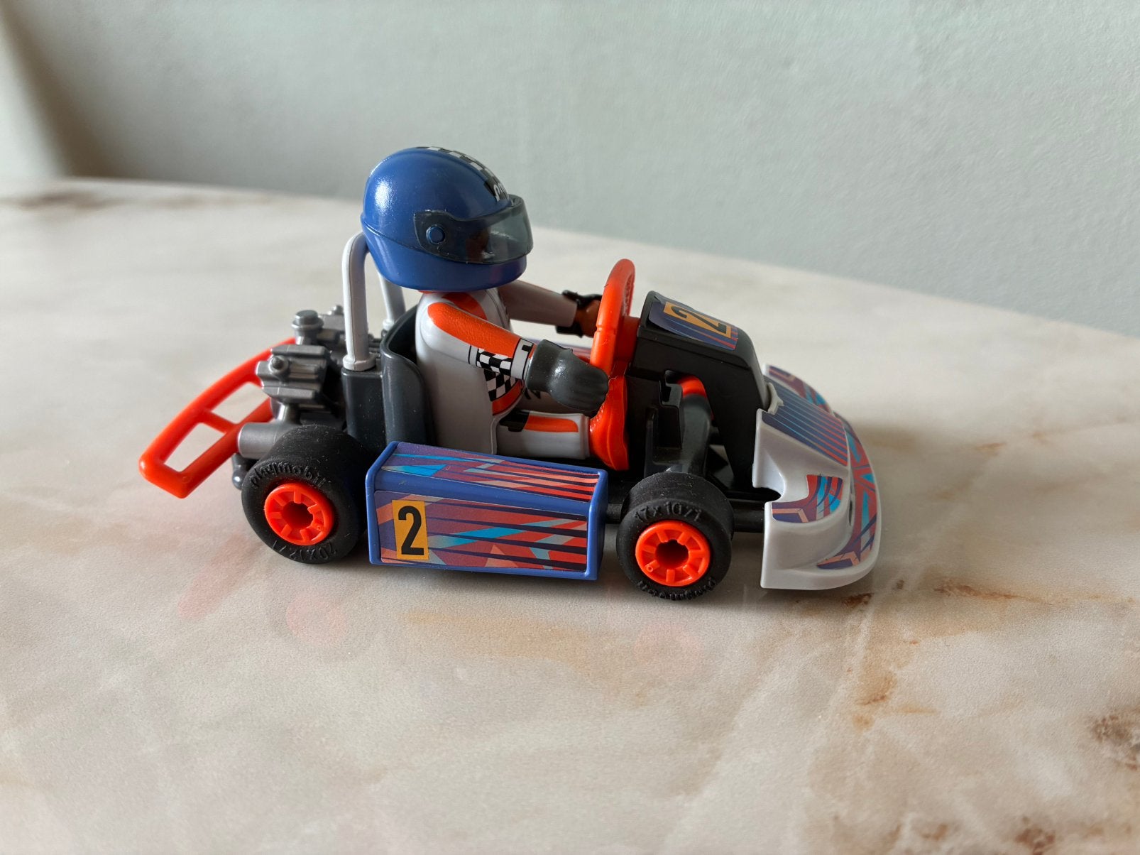 Playmobil Kart compleet met coureur, Ophalen of Verzenden, Zo goed als nieuw