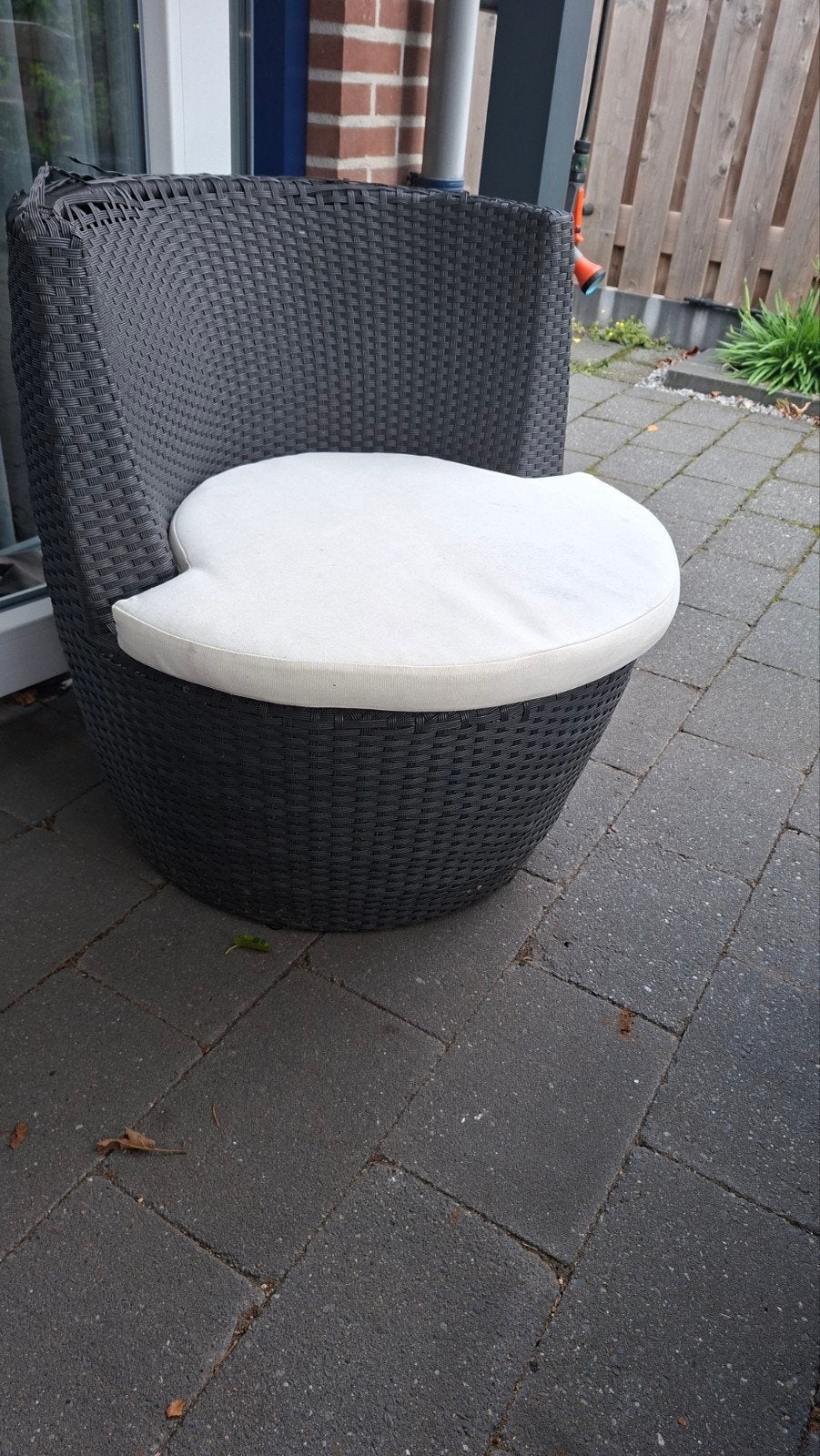 2 gratis stoeltjes met kussen, Tuin en Terras, Tuinsets en Loungesets, Ophalen, Gebruikt, Kunststof, 2 zitplaatsen
