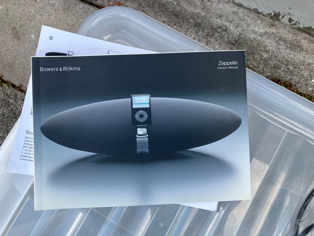 Bowers & Wilkins Zeppelin, Afstandsbediening, Ophalen, Gebruikt, Bowers & Wilkins (B&W)