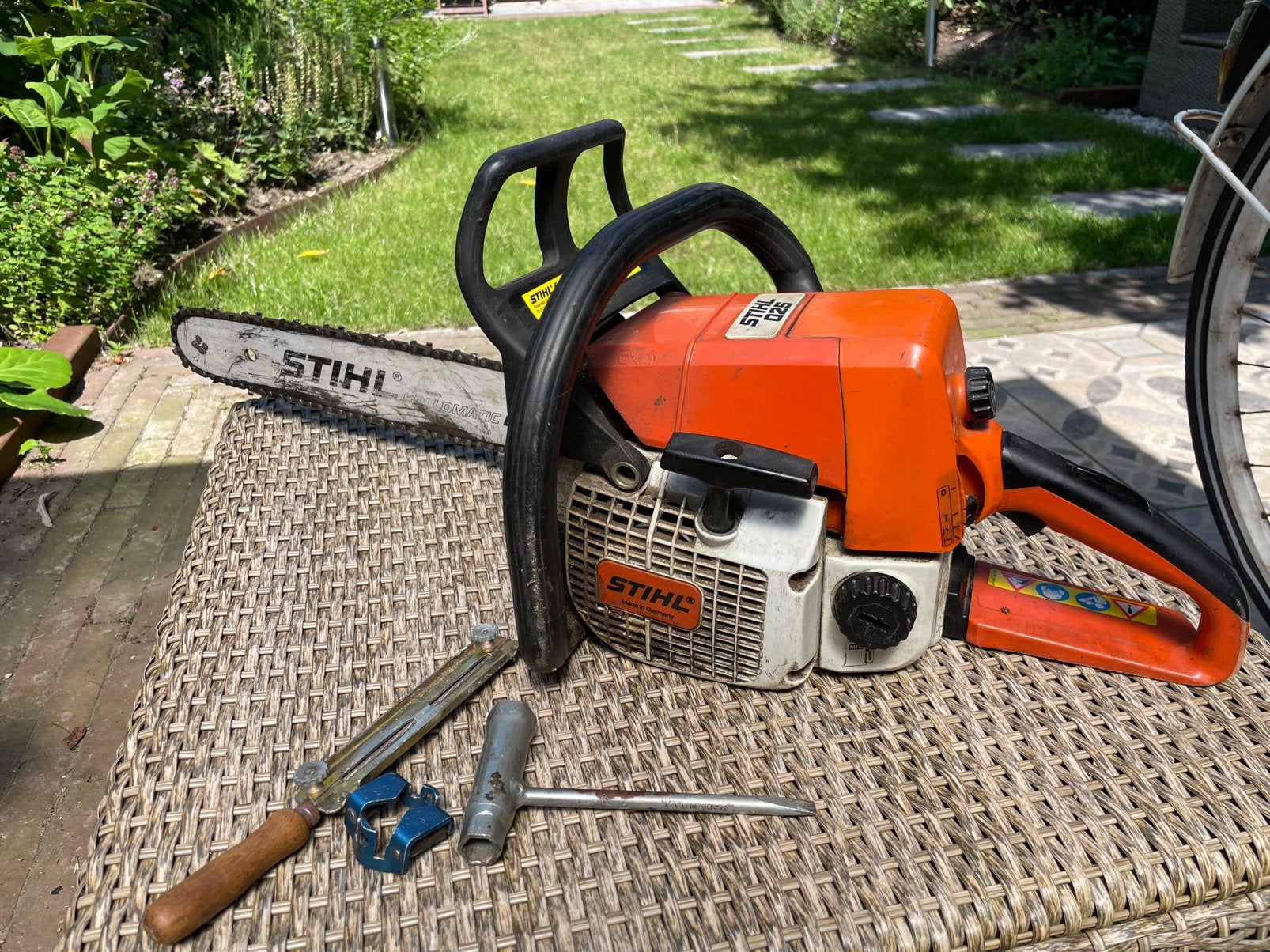 Stihl kettingzaag te koop, Tuin en Terras, Ophalen, Gebruikt, Overige soorten