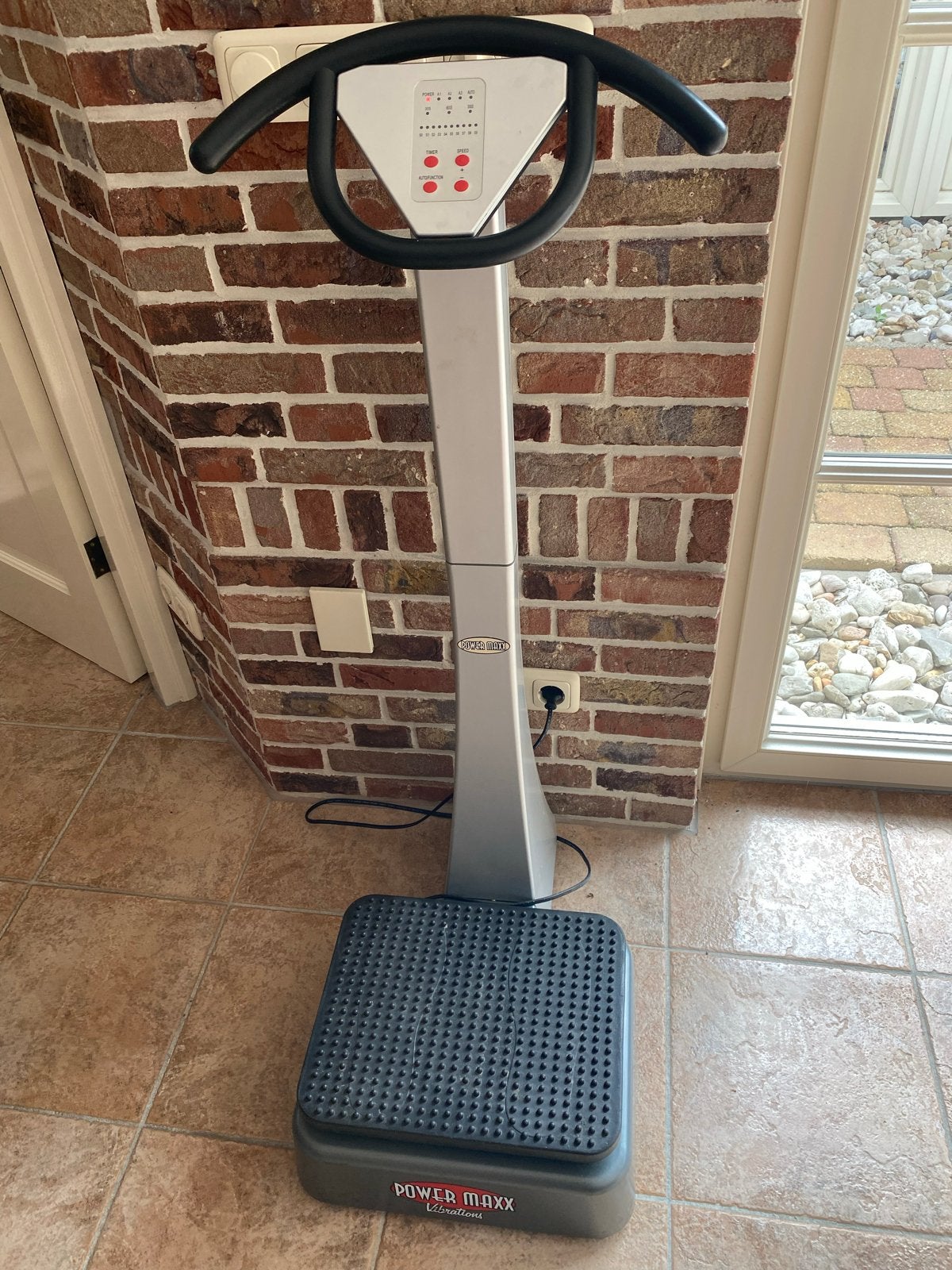 Power Maxx Vibrations Trilplaat - Zo goed als nieuw, Sport en Fitness, Ophalen, Trilplaat, Armen, Zo goed als nieuw