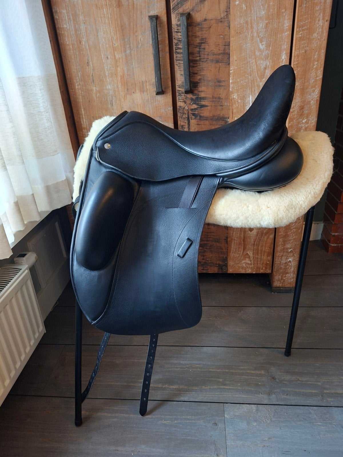 Custom Wolfgang Omni flap 17,5 inch, boom mw., Dieren en Toebehoren, Ophalen, L (17.5 inch), Dressuur, Zo goed als nieuw