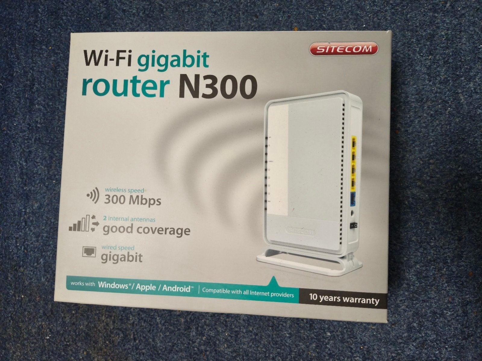 Sitecom Wi-Fi Gigabit Router N300 - Nieuw in doos, Ophalen of Verzenden, Nieuw, Router, Sitecom