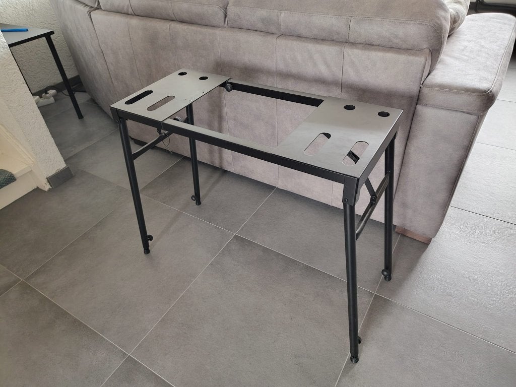 Tafelmodel keyboardstandaard, Ophalen, Zo goed als nieuw, Instrumentstandaard, Keyboard of Synthesizer