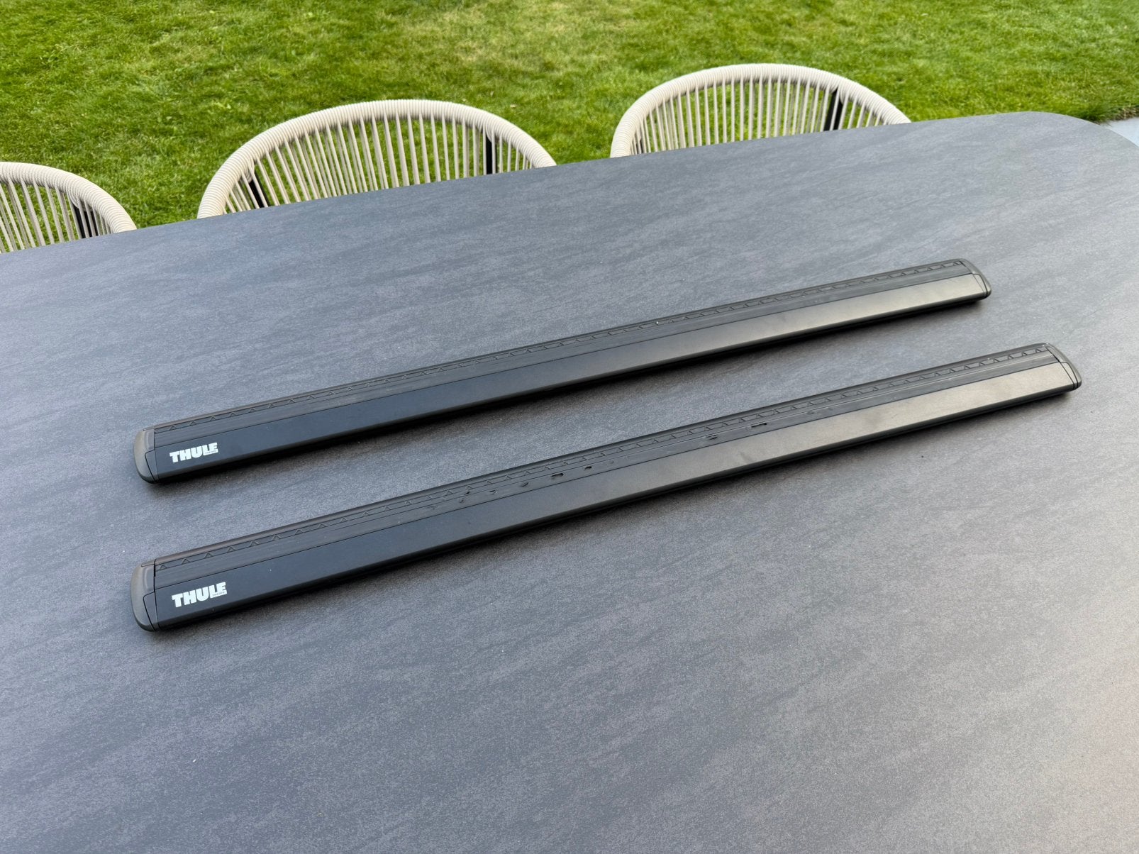 Thule WingBar Evo draagstangen 135 cm 711420, Auto diversen, Dakdragers, Ophalen of Verzenden, Zo goed als nieuw
