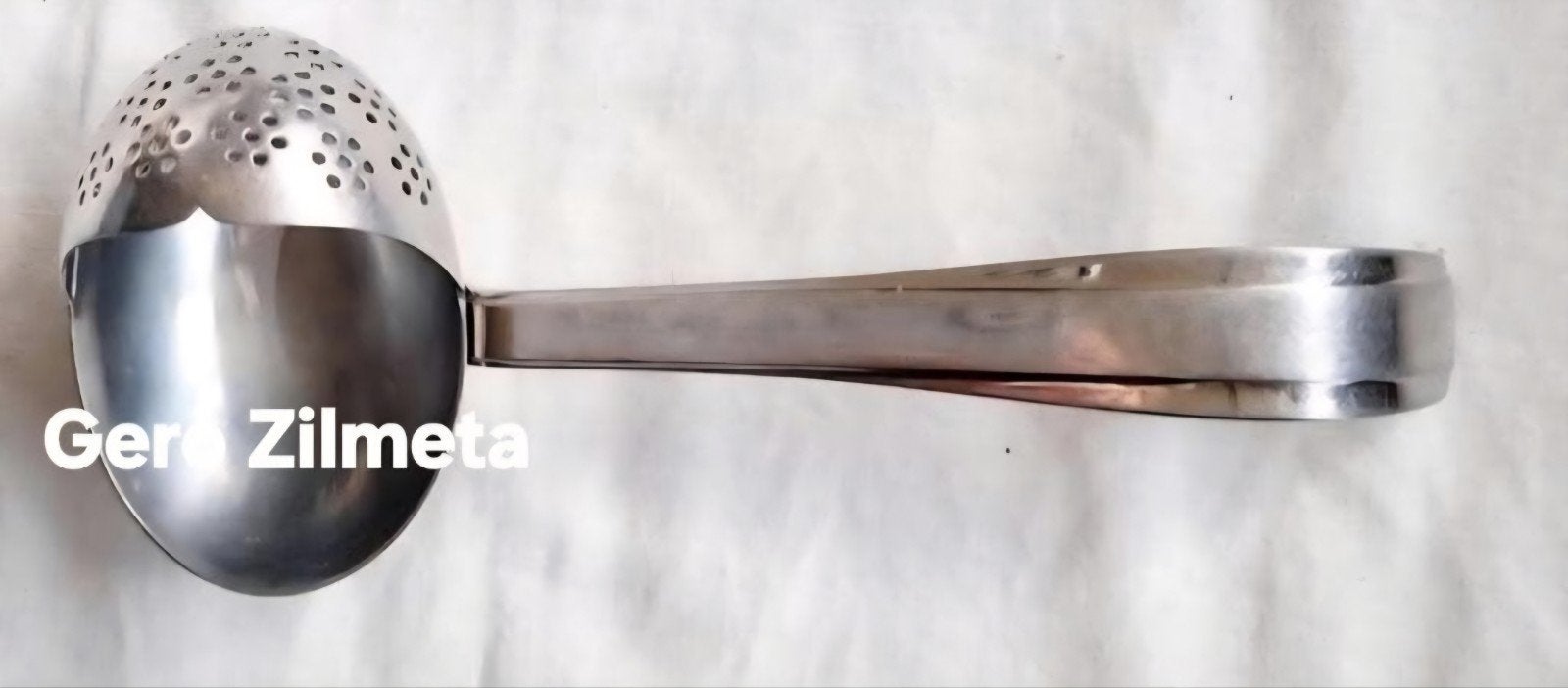 Gero Zilmeta antiek theezeefje voor losse thee of kruiden, Antiek en Kunst, Ophalen of Verzenden