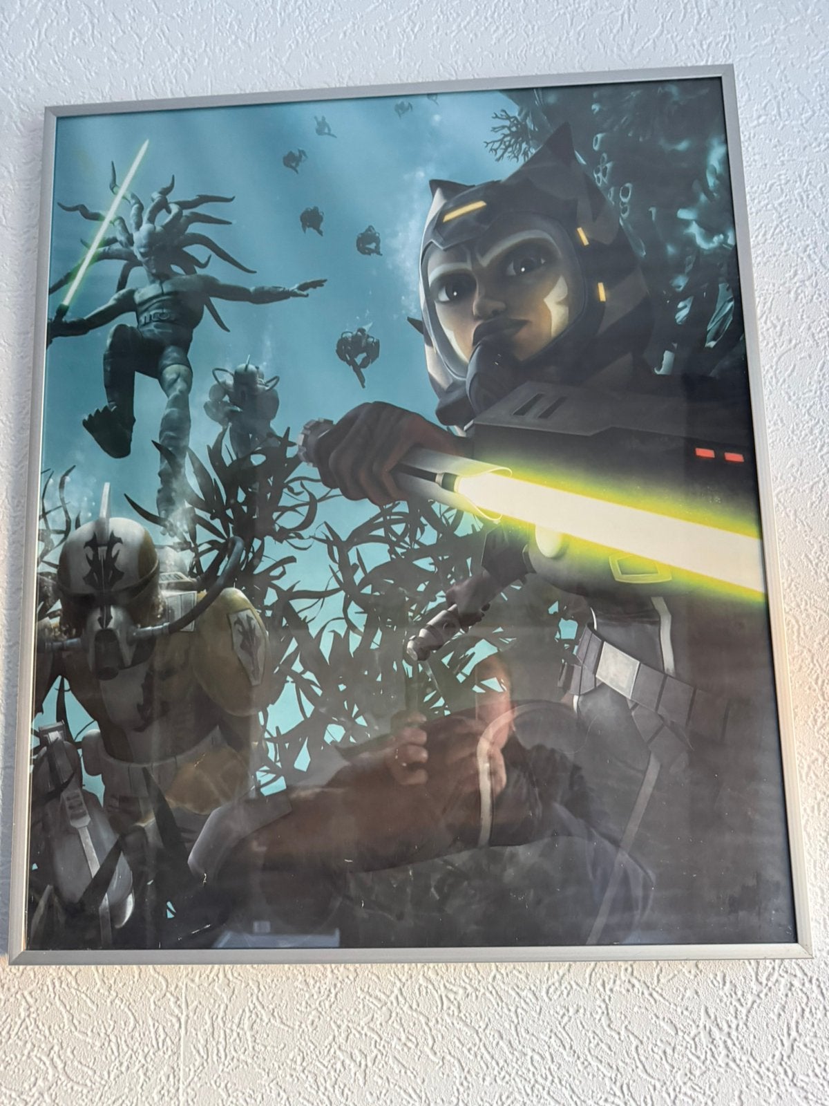 Starwars   Schilderij 60 lang 50 breed, Ophalen of Verzenden