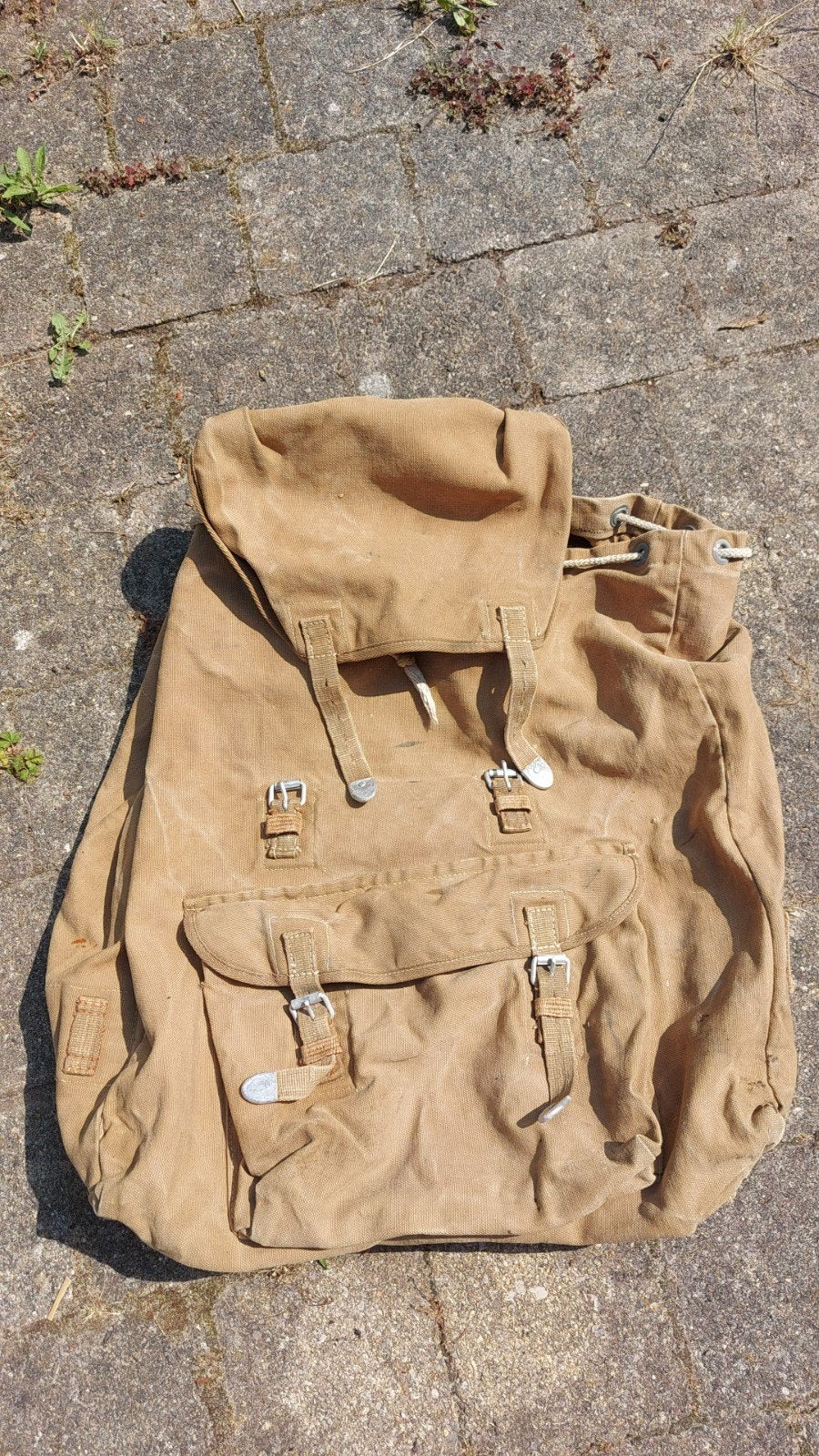 Duitse luftwaffe tropisch groot model rugzak uitrusting 1942, Verzamelen, Militaria | Tweede Wereldoorlog, Ophalen of Verzenden