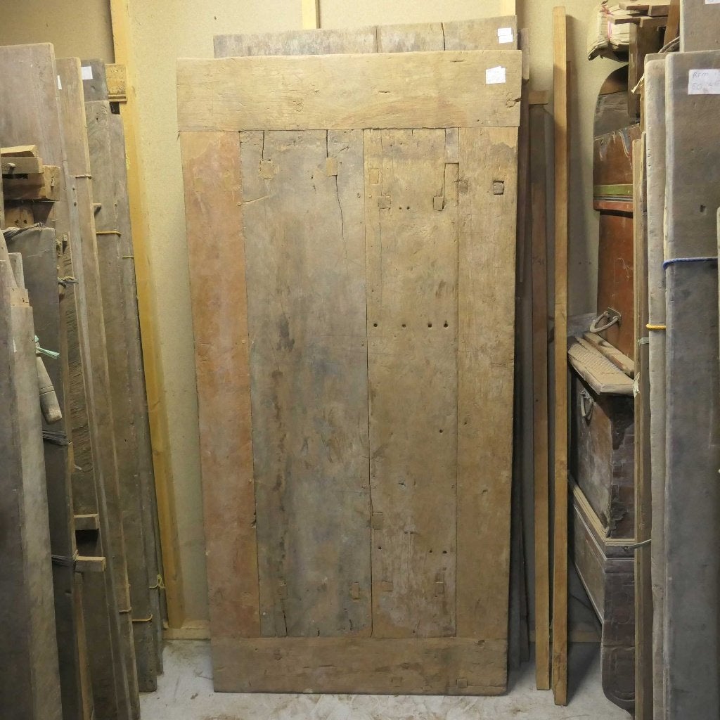 Stoere boeren TAFEL landelijk geleefd oud teak hout TQ50, Ophalen of Verzenden