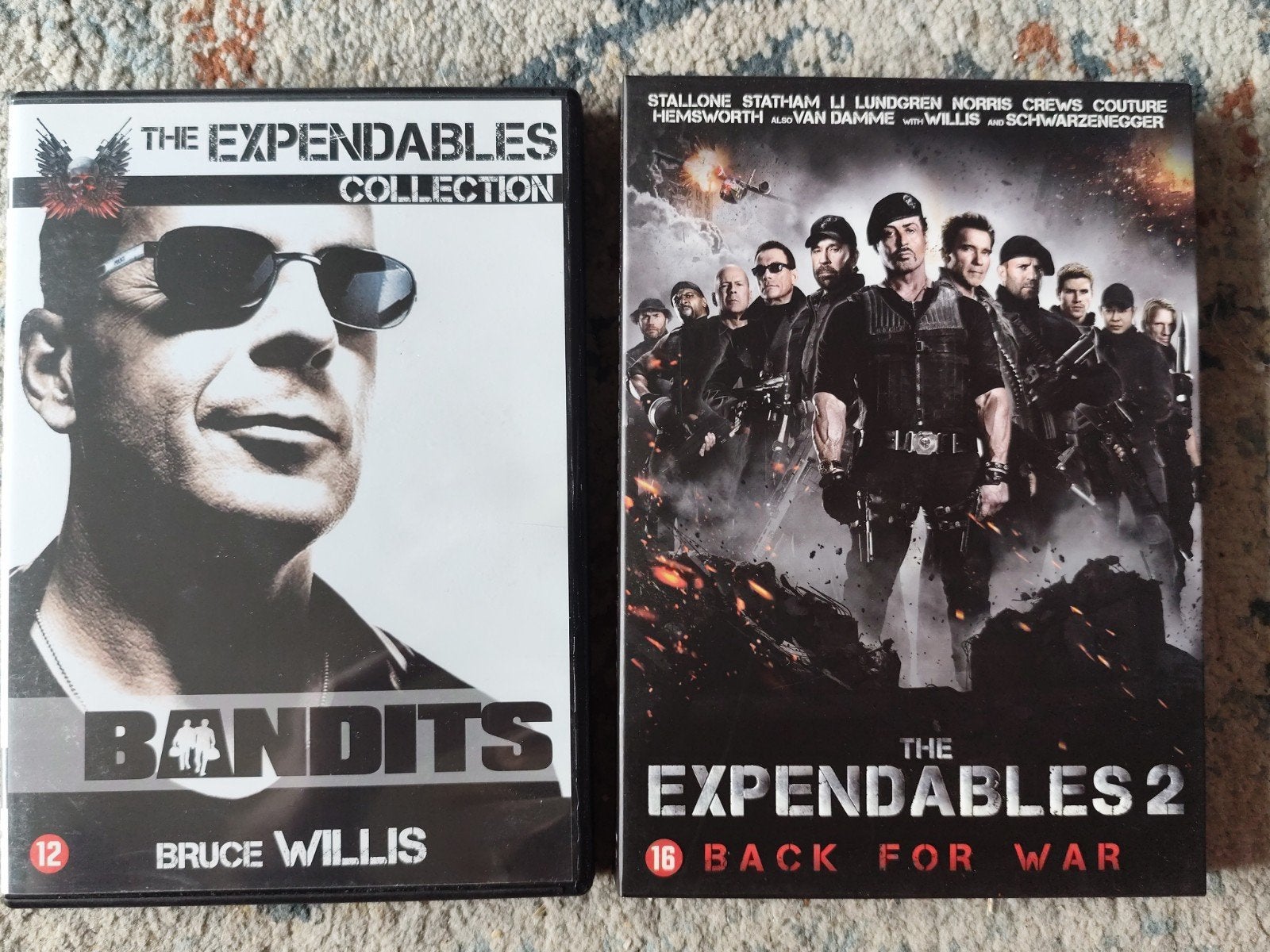 The Expendables Collection & Expendables 2 DVD's, Vanaf 16 jaar, Nederlands, Actie, Ophalen of Verzenden