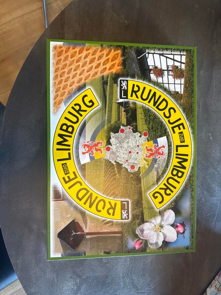 Rondje Zuid Limburg Bordspel - Compleet en Zo Goed als Nieuw, Hobby en Vrije tijd, Gezelschapsspellen | Bordspellen, Drie of vier spelers