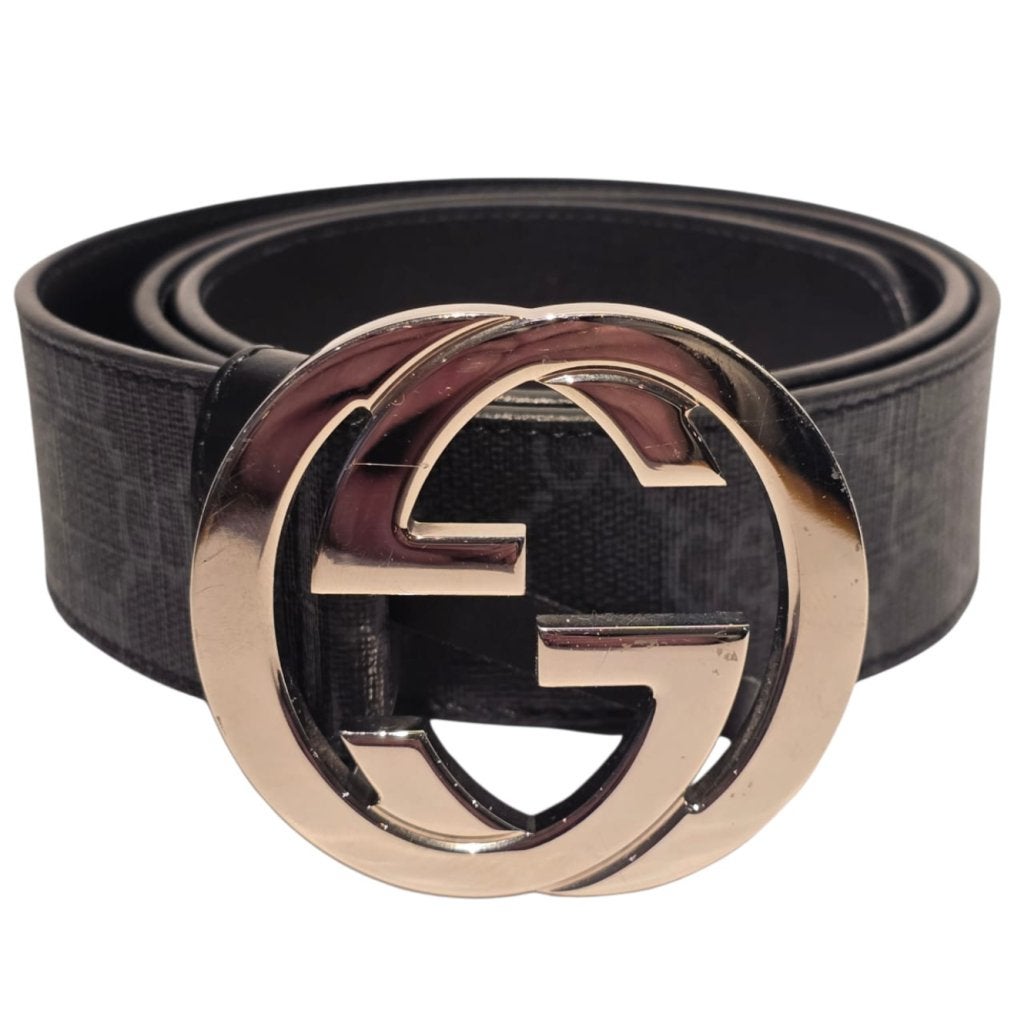 Gucci 411924 Belt with Interlocking G buckle 85/34, Gucci, Gebruikt, Support@gucci.com, 30 Avenue Montaigne
75008 Paris