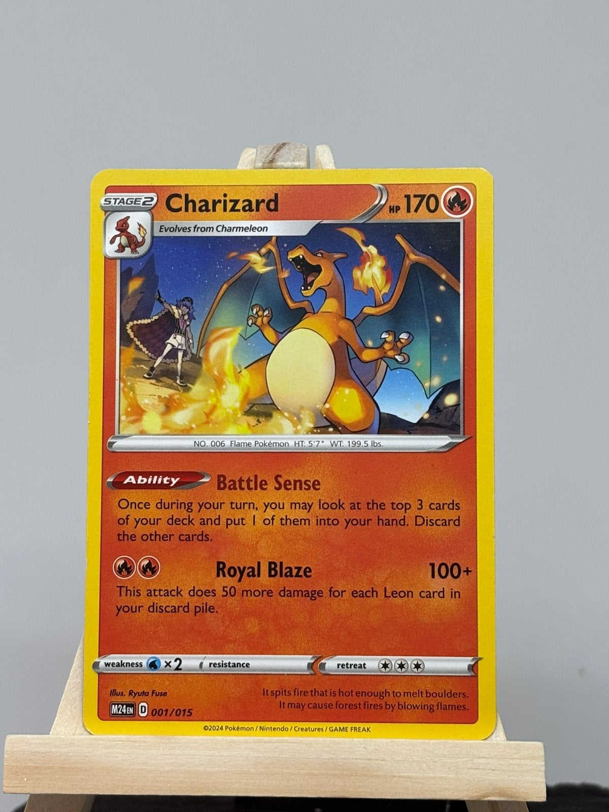 Charizard 001/015 Mcdonalds promo 2024, Ophalen of Verzenden, Zo goed als nieuw