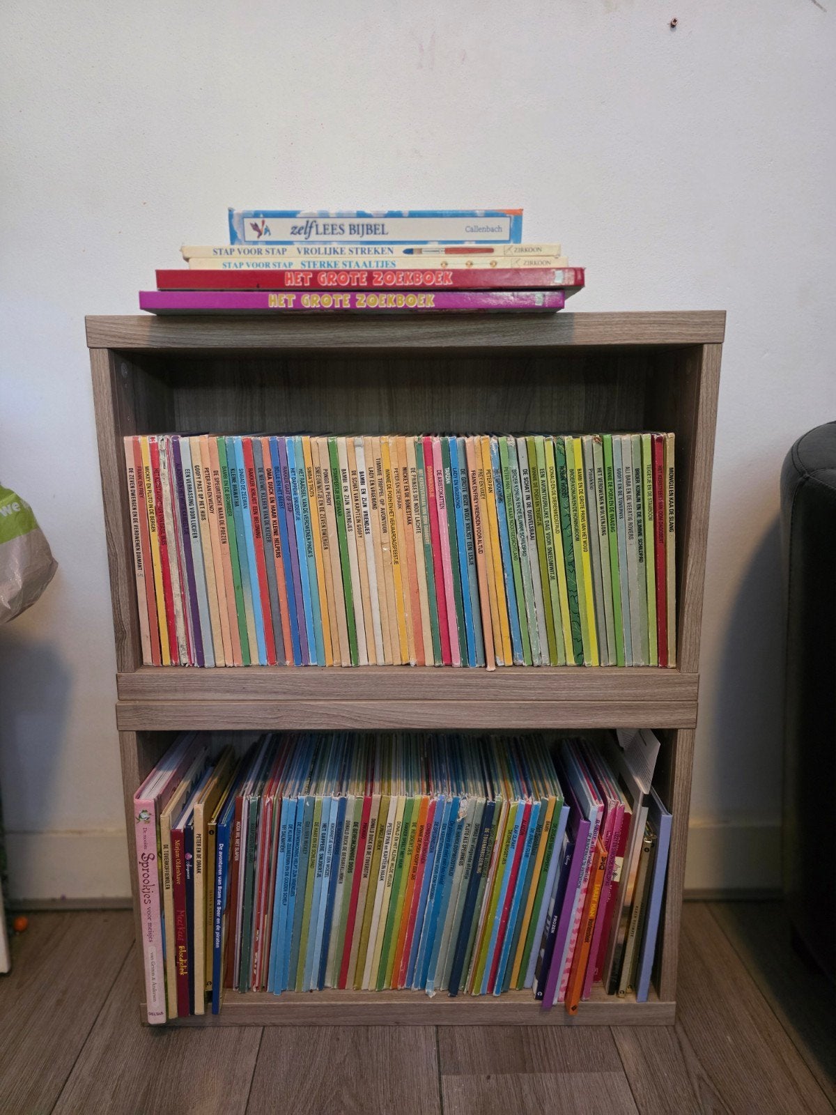 Grote collectie Disney boeken inclusief kastjes, Boeken, Ophalen, Gelezen, Sprookjes