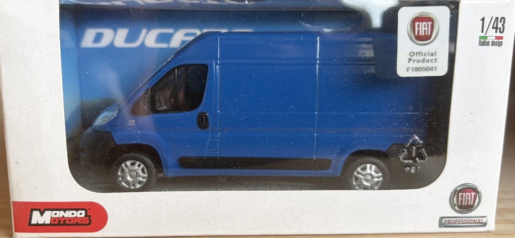 Mondo Motors 531059 Fiat Ducato blauw, Verzenden, Nieuw, Auto, Overige merken