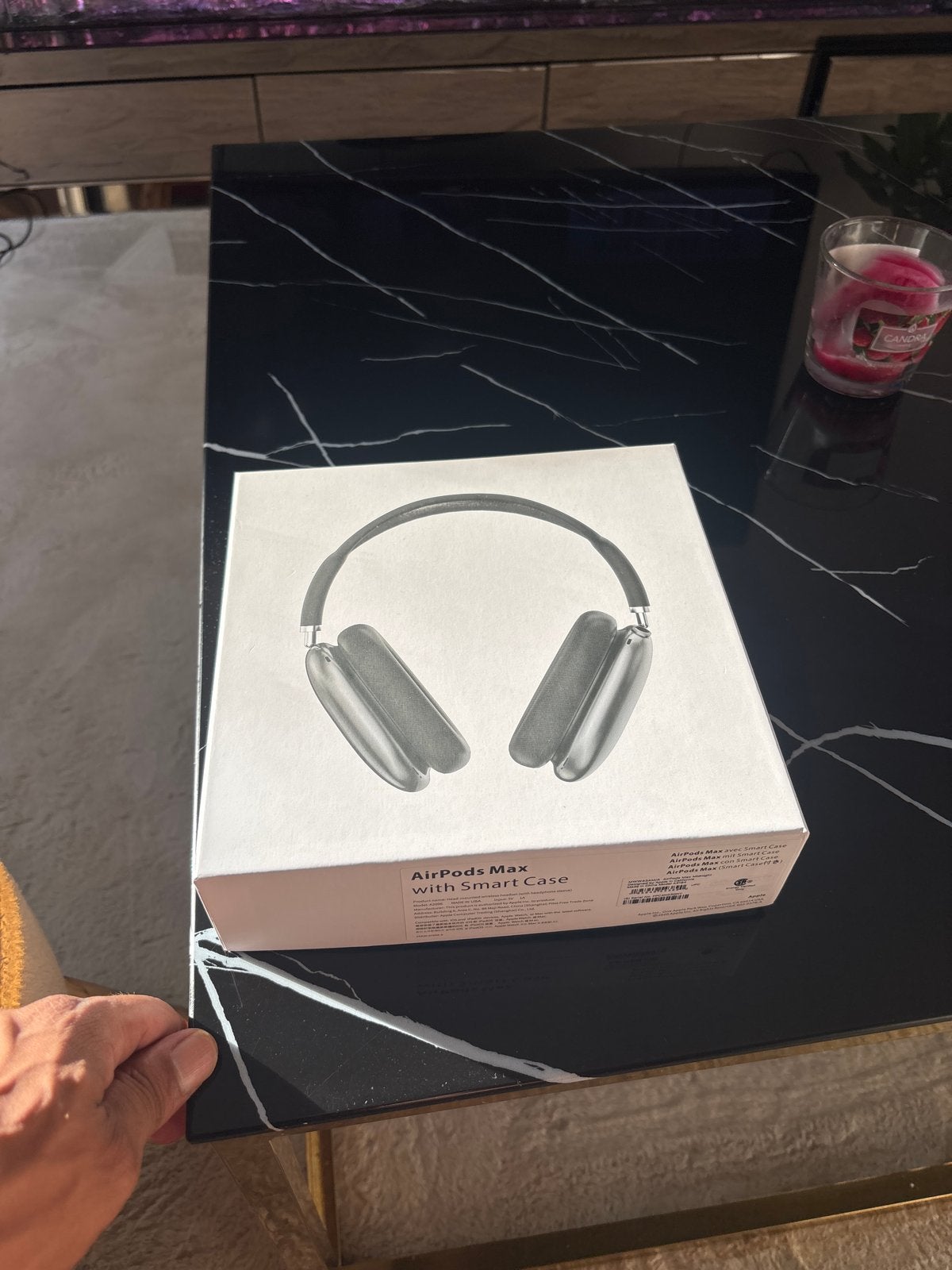 Apple AirPods Max - Spacegrijs met Smart Case, Ophalen, Bluetooth, Zo goed als nieuw, Zwart