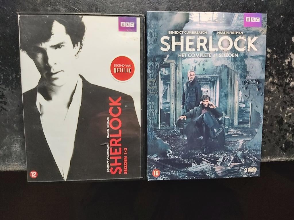 sherlock  1 t/m. 4, Cd's en Dvd's, Vanaf 9 jaar, Ophalen of Verzenden, Gebruikt, Drama