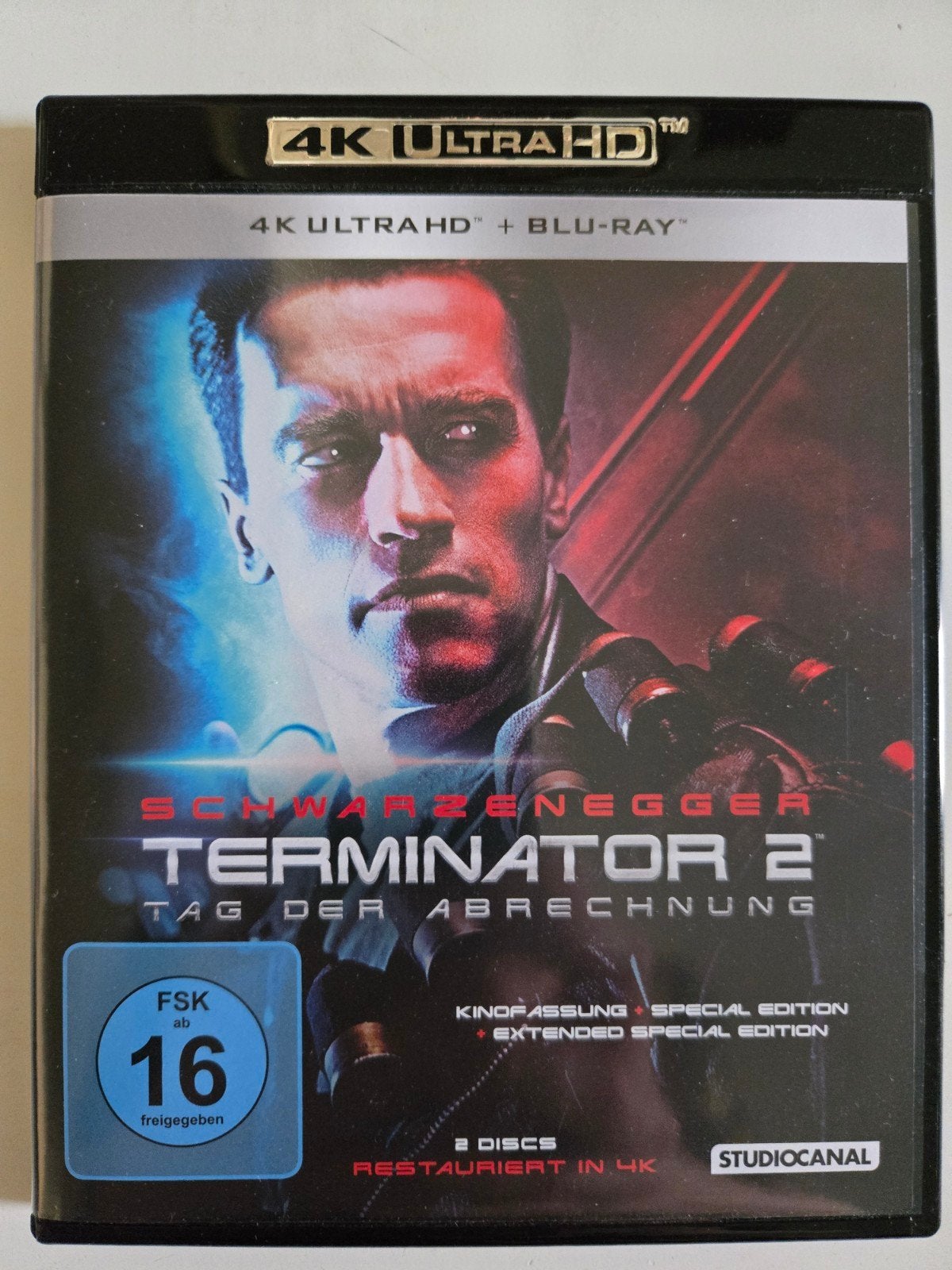 Terminator 2: Judgment Day 4K Ultra HD + Blu-ray, Cd's en Dvd's, Vanaf 16 jaar, Film, Ophalen of Verzenden, Zo goed als nieuw