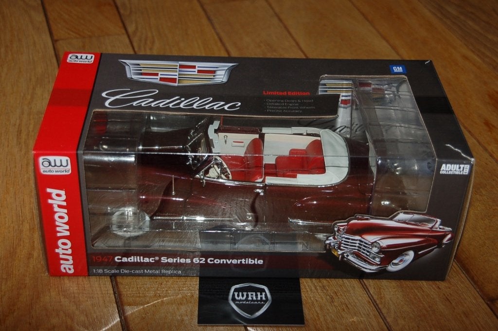 1:18 CADILLAC SERIES 62 Convertible Autoworld WRH, Verzenden, Zo goed als nieuw, Auto, Overige merken