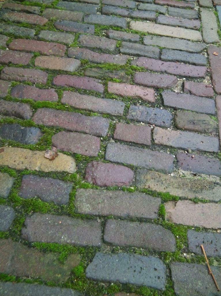 25m2 oud gebakken waaltjes wisselend 5 duimer waalformaat, Ophalen, Gebruikt, Keramiek, Klinkers